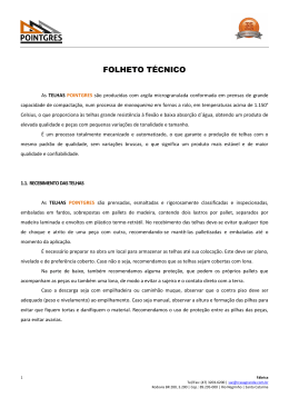 FOLHETO T&Eacute;CNICO