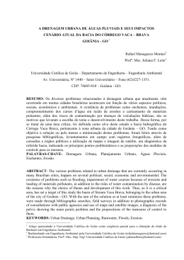 ARTIGO_Drenagem Urbana_Impactos_C&oacute;rrego Vaca Brava