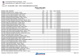 Resultado Final Do Processo Seletivo