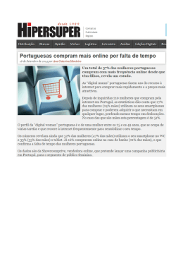 Portuguesas compram mais online por falta de tempo