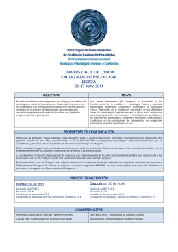 información preliminar - Colegio Oficial de Psicólogos de la Región