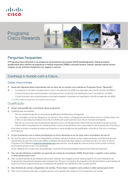 Programa Cisco Rewards