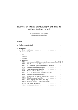 Produ&ccedil;&atilde;o de sentido em videoclipes por meio de an&aacute;lises