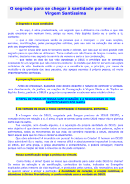 O segredo para se chegar à santidade por meio da Virgem Santíssima