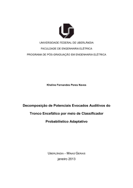 Decomposição de Potenciais Evocados Auditivos do