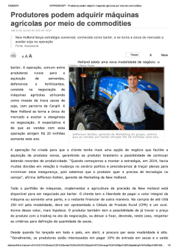 EXPRESSOMT - Produtores ...por meio de commodities