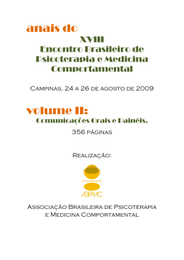 anais do volume II: