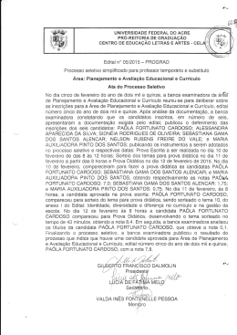 Planejamento e Avaliação Educacional e Currículo