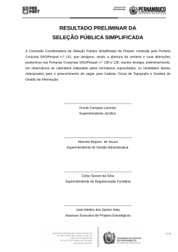 Resultado Preliminar