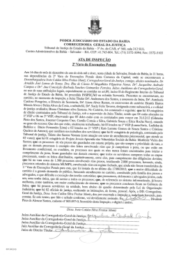 2&ordf; Vara de Execu&ccedil;&otilde;es Penais - Tribunal de Justi&ccedil;a do Estado da