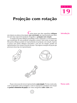 Proje o com rota o - Desenho T&eacute;cnico de Mec&acirc;nica