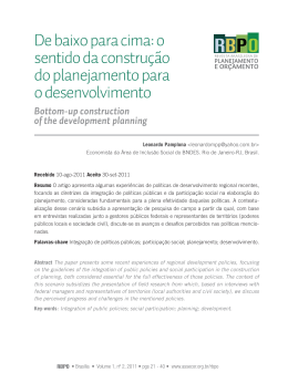 De baixo para cima: o sentido da constru&ccedil;&atilde;o do