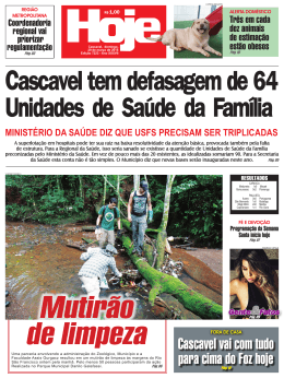 Cascavel vai com tudo para cima do Foz hoje