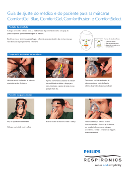 Manual de Montagem - Máscara ComfortGel Blue