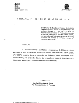 Ivair Pinto da Silva &ndash; Incentivo &agrave; Qualifica&ccedil;&atilde;o