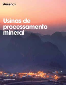 Usinas de processamento mineral