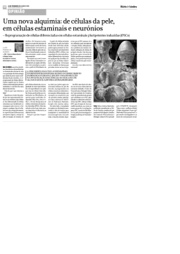 Uma nova alquimia: de células da pele,