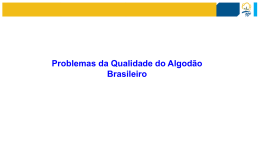 Apresentação do PowerPoint - 10º Congresso Brasileiro do Algodão