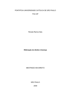 PONTIF&Iacute;CIA UNIVERSIDADE CAT&Oacute;LICA DE S&Atilde;O