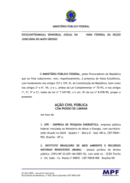 A&Ccedil;&Atilde;O CIVIL P&Uacute;BLICA