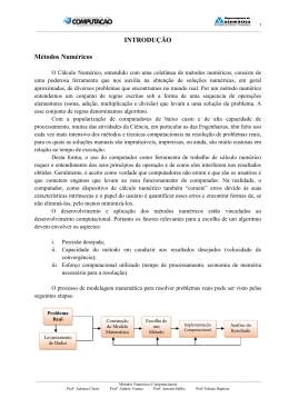 Métodos Numéricos Computacionais