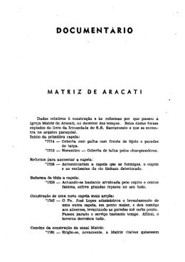 Matriz de Aracati - Instituto do Ceará