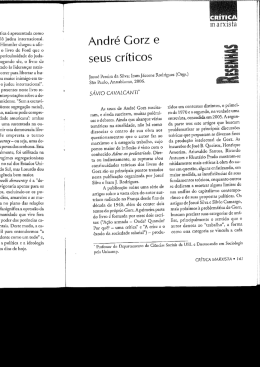 Andr&eacute; Gorz e