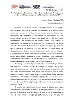 10.4025/6cih.pphuem.624 A cultura das apar&ecirc;ncias e os c&oacute;digos de