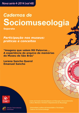 Participação nos museus: práticas e conceitos