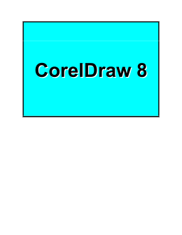 CorelDRAW - Vers&atilde;o 8