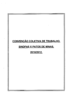 sindipas 2010-2012