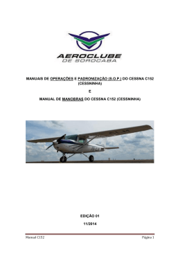 Cessna 152 - Aeroclube de Sorocaba