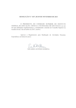 Resolu&ccedil;&atilde;o n&ordm; 1037, de 5 de novembro de 2013