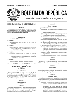 Lei das Pescas