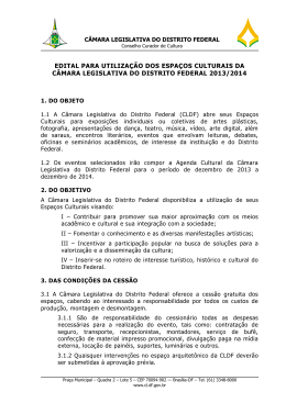 Edital de Ocupa&ccedil;&atilde;o dos Espa&ccedil;os Culturais