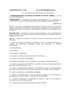Resolução GPGJ nº 1.874, de 13 de Novembro de 2013