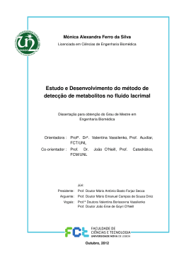 Estudo e Desenvolvimento do m&eacute;todo de detec&ccedil;&atilde;o de