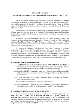 edital do Mestrado