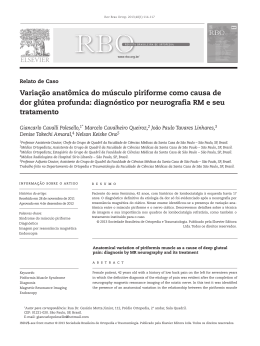 Varia&ccedil;&atilde;o anat&ocirc;mica do m&uacute;sculo piriforme como causa de dor