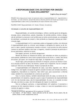 a responsabilidade civil do estado por omiss&atilde;o e
