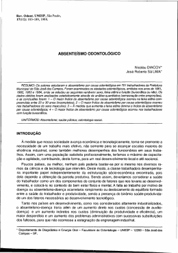 Portuguese - Revista de Odontologia da UNESP