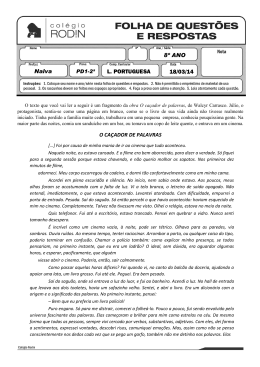 Folha de quest&otilde;es