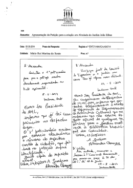Pela cria&ccedil;&atilde;o em Alvalade do jardim Jo&atilde;o Ribas