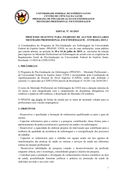 edital n . 01/2015 processo seletivo para ingresso de