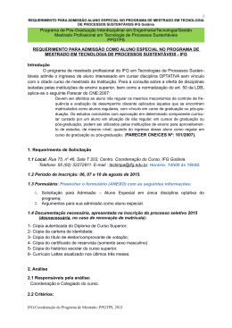 Programa de P&oacute;s-Gradua&ccedil;&atilde;o Interdisciplinar em Engenharia