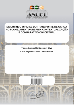 discutindo o papel do transporte de carga no planejamento