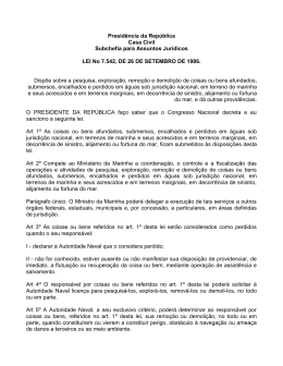 Lei n&deg; 7.542, de 26.09.1986