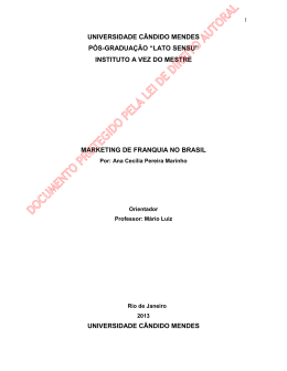documento protegido pela lei de direito autoral