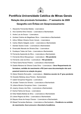 Geografia - PUC Minas