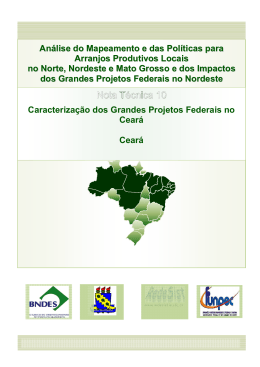 Caracterização dos Grandes Projetos Federais no Ceará_Jair do
